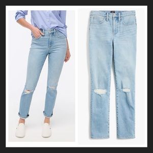 J.Crew Essential straight jean in all-day stretch